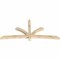Ekena Millwork Davenport Rough Sawn Timber Gable Bracket, Douglas Fir, 96"W x 44"H x 4"D x 4"F, 11/12 Pitch GBW096X44X0404DAV00RDF - alternate 5